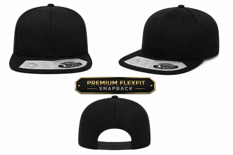 Flexfit Flatbill Snap - Black